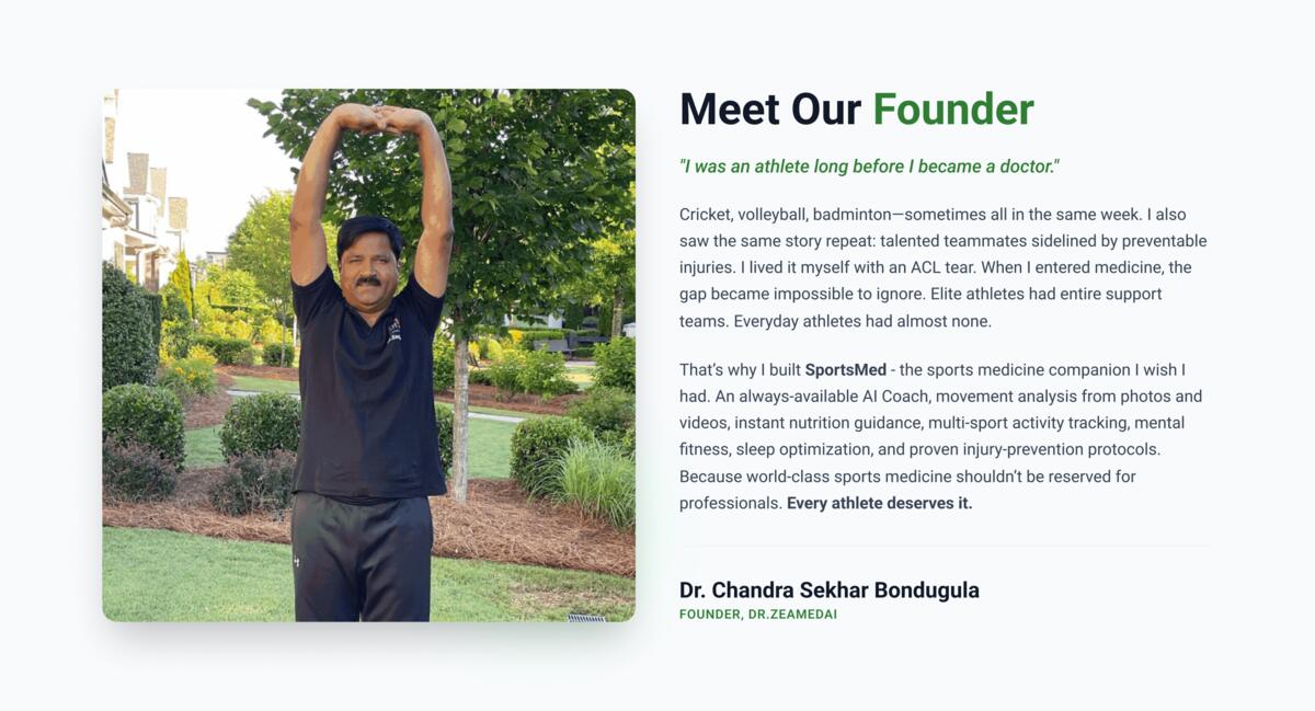 Meet Our Founder - Dr. Chandra Sekhar Bondugula